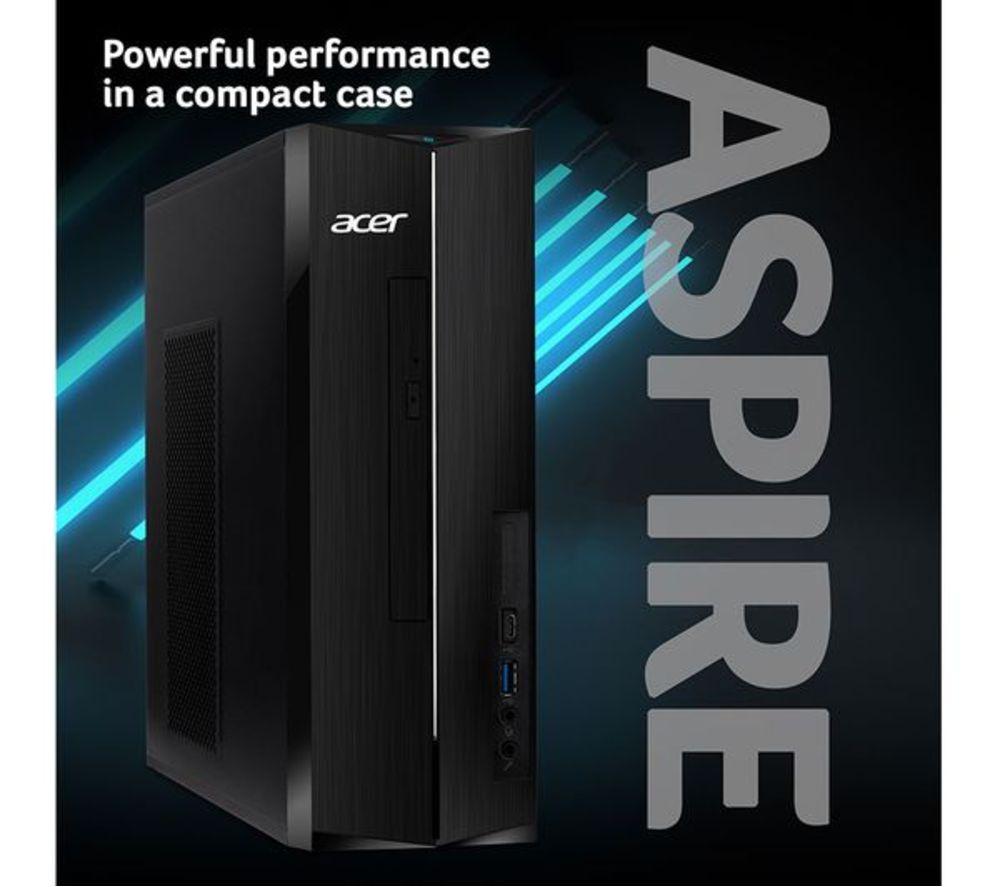 ACER Aspire XC-1785 Refurbished Desktop PC - Intel&reg; Core&trade; i7, 512 GB SSD, Black (Very Good Condition) image number 8 of 11