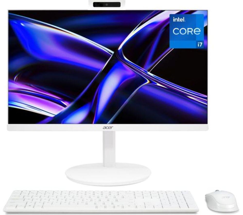 Acer Aspire C27-A 27" Refurbished All-In-One Pc - Intel®Core I7, 1 Tb Ssd, White (Very Good Condition), White