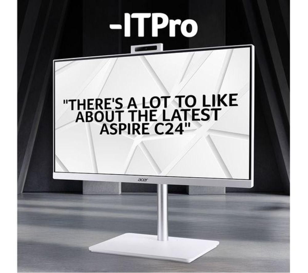 ACER Aspire C24-A 23.8" Refurbished All-in-One PC - Intel&reg; Core&trade; i5, 512 GB SSD, White (Excellent Condition) image number 4 of 9