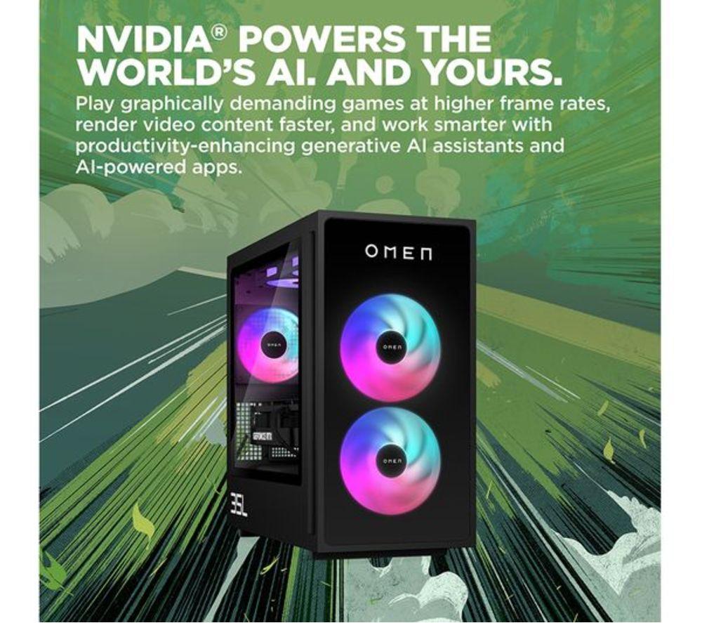 HP OMEN 35L Refurbished Gaming PC - Intel&reg; Core&trade; i7, RTX 5060 Ti, 1 TB SSD (Very Good Condition) image number 6 of 8