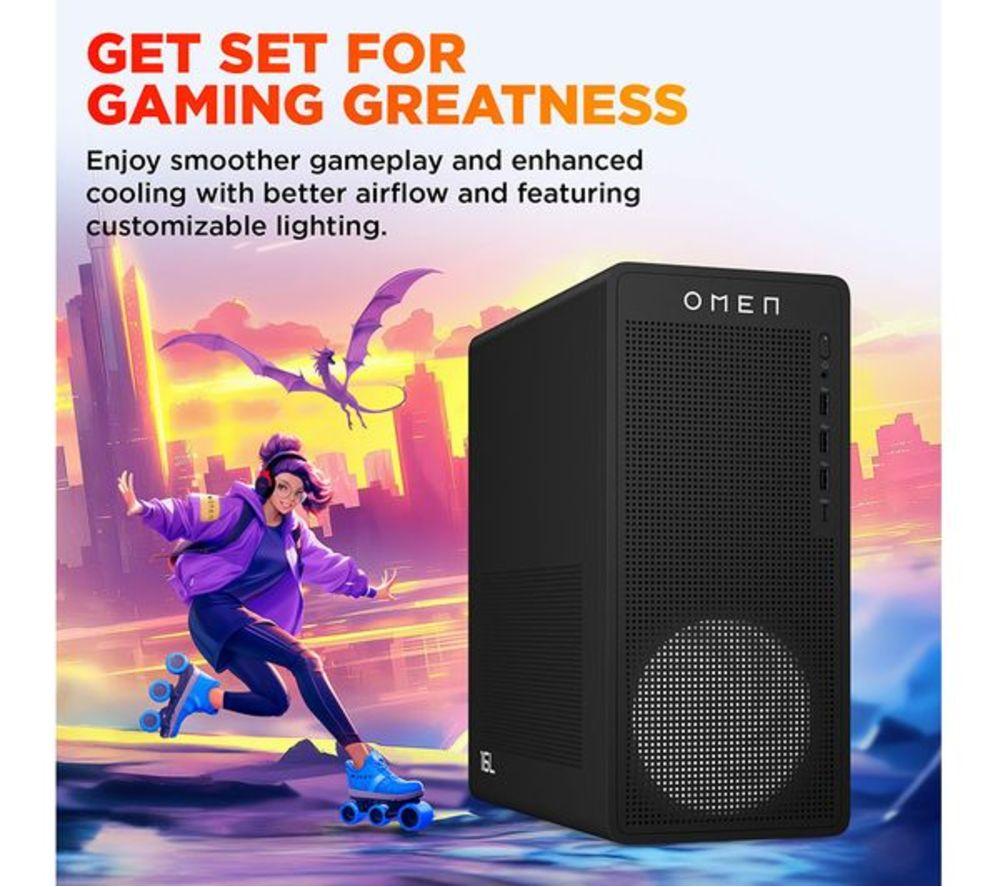 HP OMEN 16L Refurbished Gaming PC - Intel&reg; Core&trade; i7, RTX 5060 Ti, 1 TB SSD (Excellent Condition) image number 4 of 10
