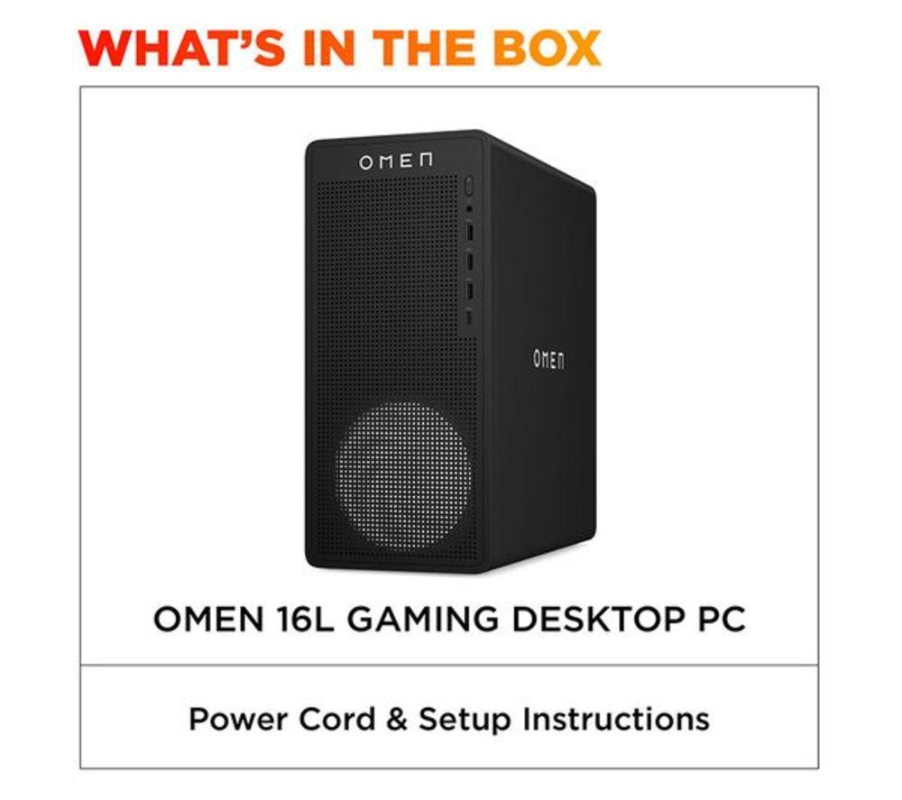 HP OMEN 16L Refurbished Gaming PC - Intel&reg; Core&trade; i7, RTX 5060 Ti, 1 TB SSD (Excellent Condition) image number 8 of 10