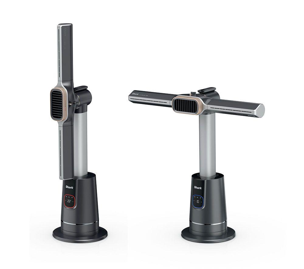 SHARK TH200UK TurboBlade Cool + Heat High-Speed Multi-Directional Tower Fan & Heater - Charcoal & Gold