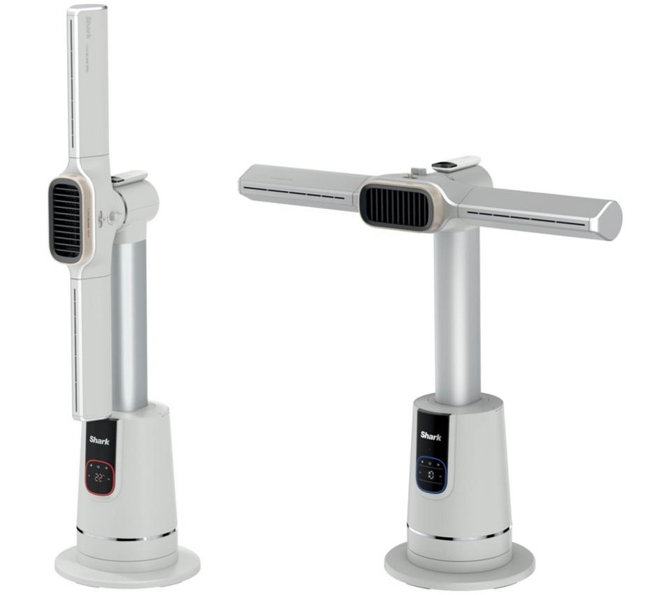 SHARK TH200UKWH TurboBlade Cool + Heat High-Speed Multi-Directional Tower Fan & Heater - White