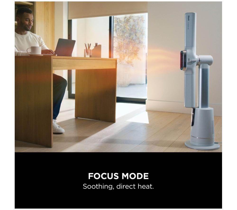 SHARK TH200UKWH TurboBlade Cool + Heat High-Speed Multi-Directional Tower Fan & Heater - White image number 7 of 14