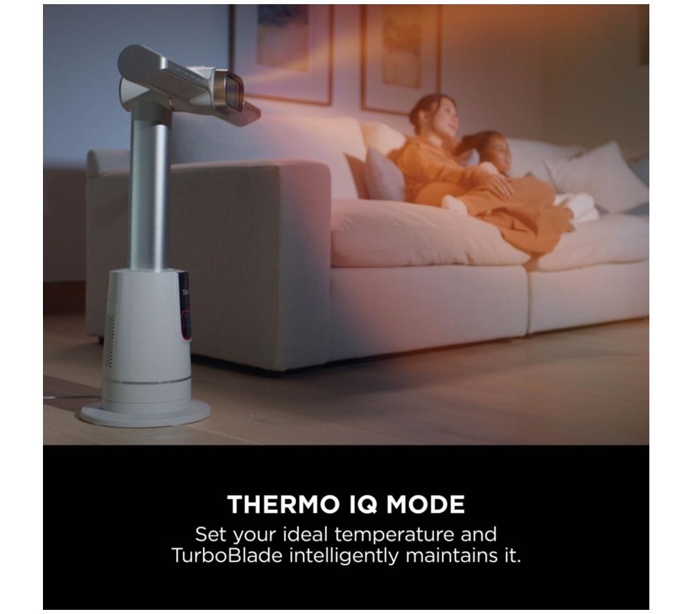 SHARK TH200UKWH TurboBlade Cool + Heat High-Speed Multi-Directional Tower Fan & Heater - White image number 8 of 14