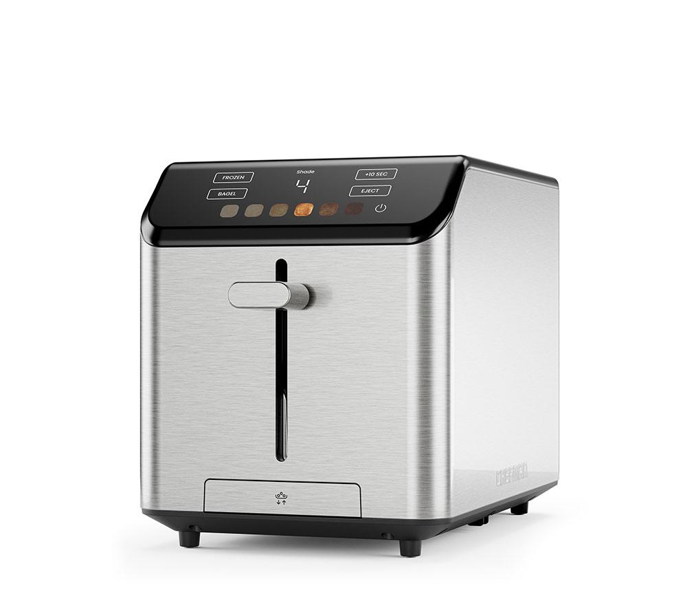 CHEFMAN RJ22-TC-V3-UK 2-Slice Toaster - Silver