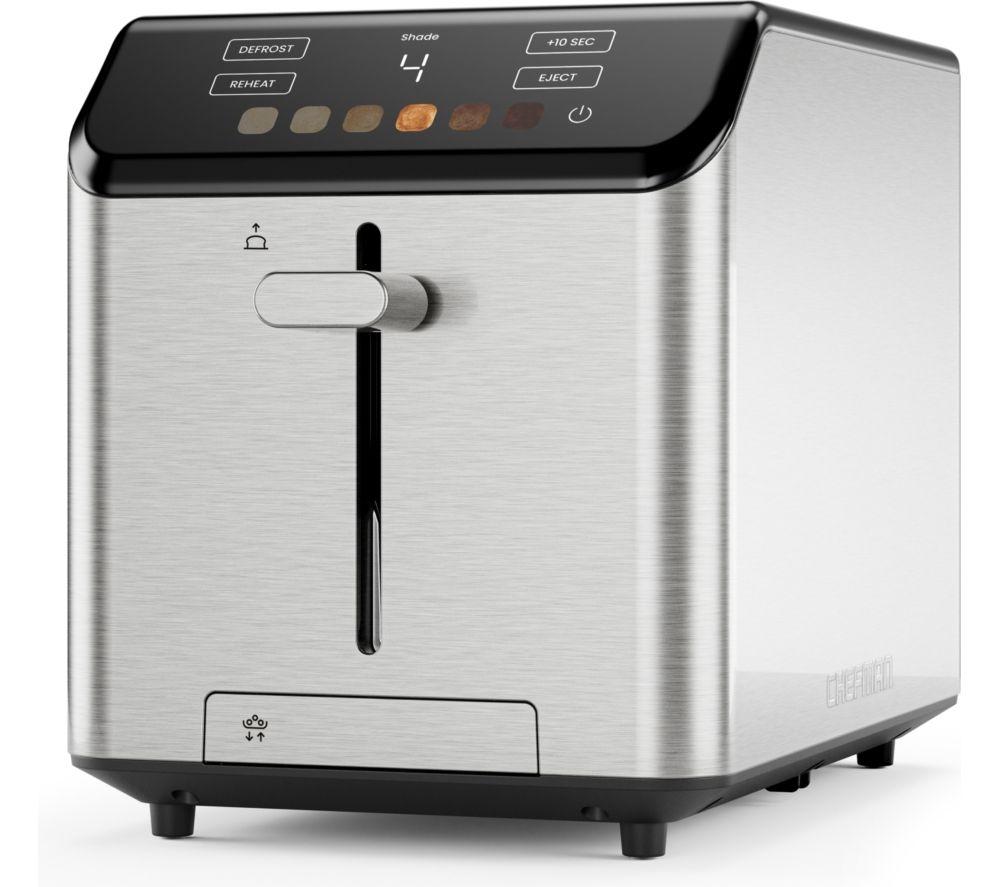 CHEFMAN RJ22-TC-V3-UK 2-Slice Toaster - Silver