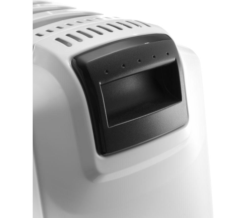 DELONGHI Dragon 4 TRD40802T Portable Oil-Filled Radiator - White & Grey image number 3 of 6