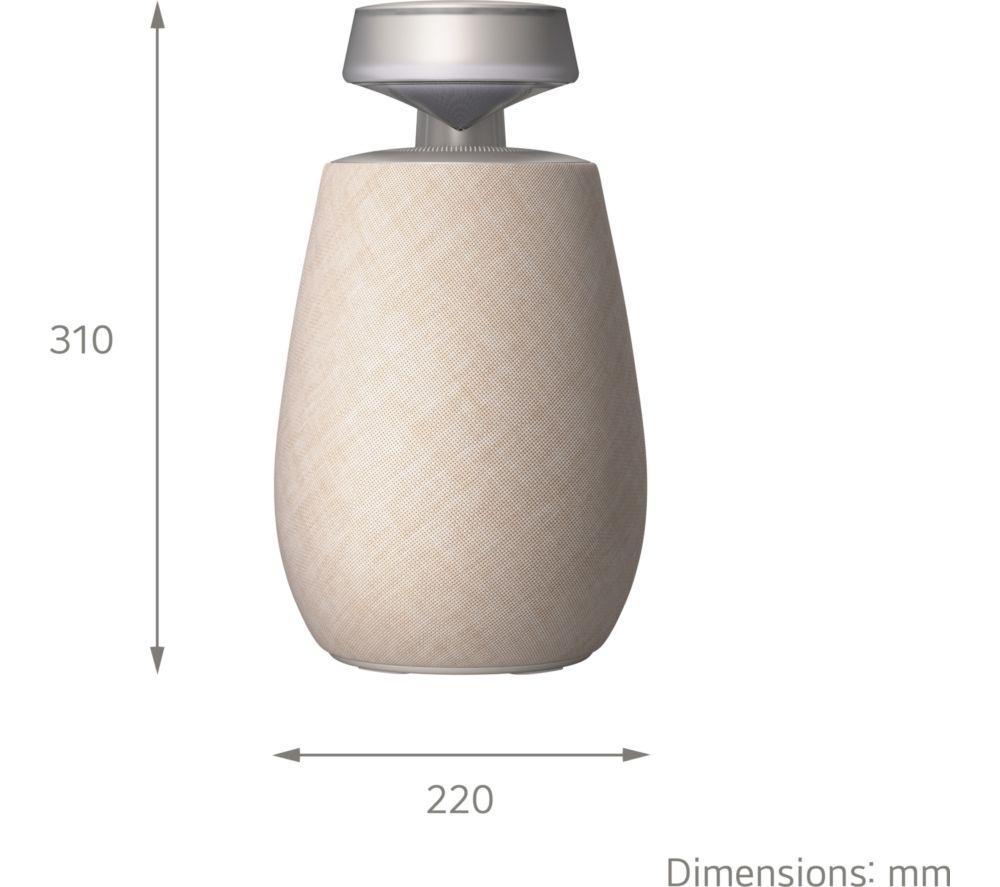 LG XBOOM 360 XO2 Portable Bluetooth Speaker - Beige image number 4 of 13