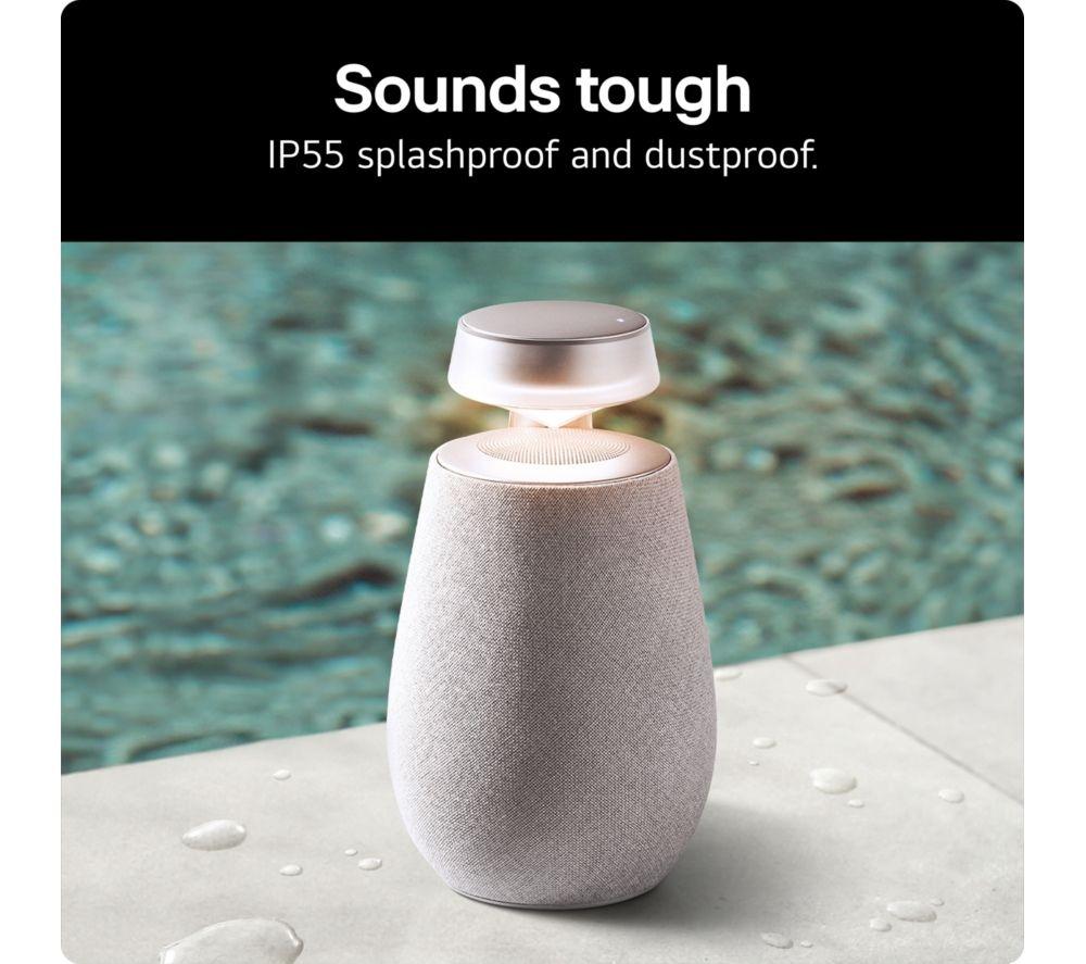 LG XBOOM 360 XO2 Portable Bluetooth Speaker - Beige image number 10 of 13