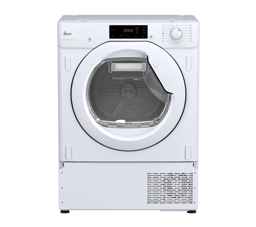 HOOVER BATD H7A1TE-80 Integrated WiFi-enabled 7 kg Heat Pump Tumble Dryer