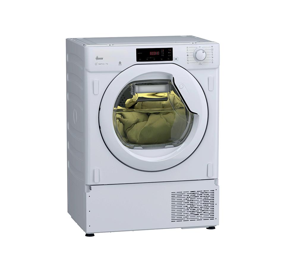 HOOVER BATD H7A1TE-80 Integrated WiFi-enabled 7 kg Heat Pump Tumble Dryer image number 2 of 6