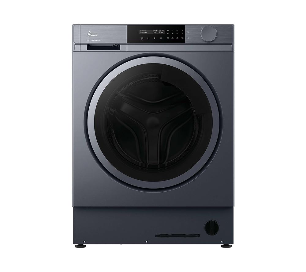 HOOVER H-WASH 600 HBSI 410CRL8GU-80 Integrated WiFi-enabled 10 kg 1400 Spin Washing Machine – Graphite, Silver/Grey