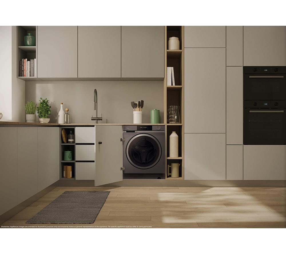 HOOVER H-WASH 600 HBSI 410CRL8GU-80 Integrated WiFi-enabled 10 kg 1400 Spin Washing Machine - Graphite image number 3 of 15