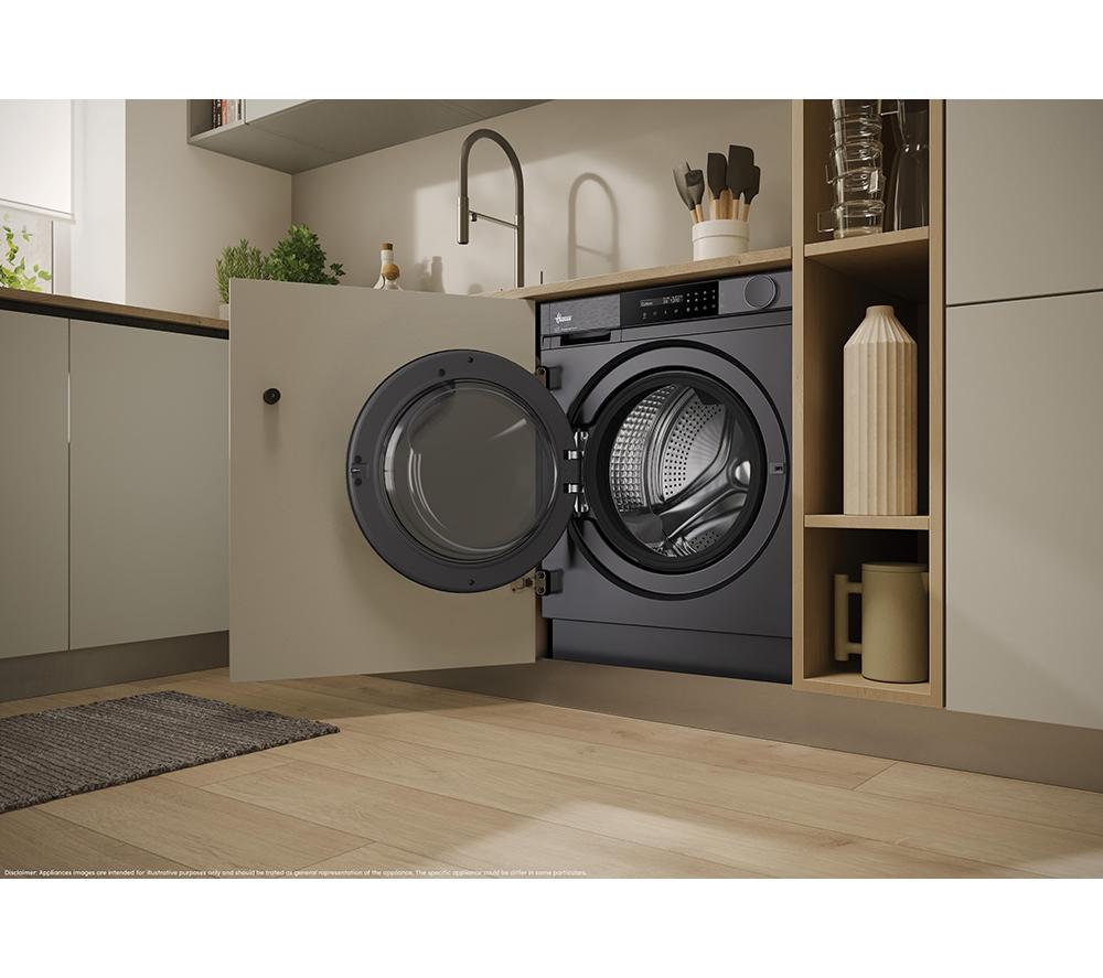 HOOVER H-WASH 600 HBSI 410CRL8GU-80 Integrated WiFi-enabled 10 kg 1400 Spin Washing Machine - Graphite image number 4 of 15