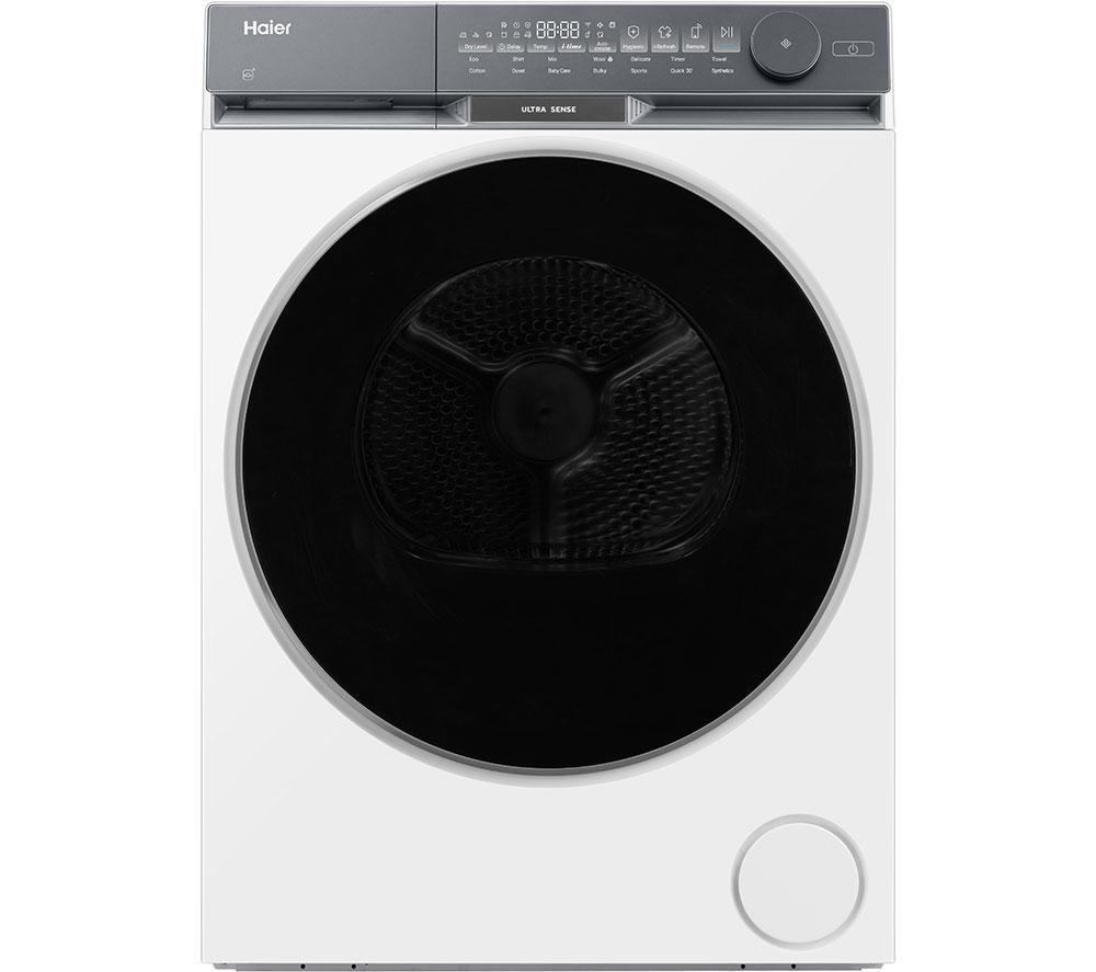 HAIER X Series 9 HAE HD90-CQ387U1-UK WiFi-enabled 9 kg Heat Pump Tumble Dryer – White, White