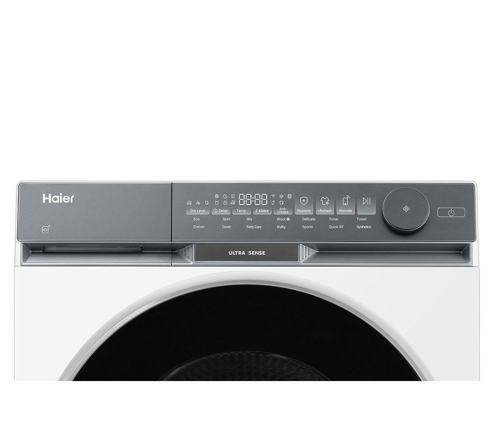 HAIER X Series 9 HAE HD90-CQ387U1-UK WiFi-enabled 9 kg Heat Pump Tumble Dryer - White image number 4 of 20