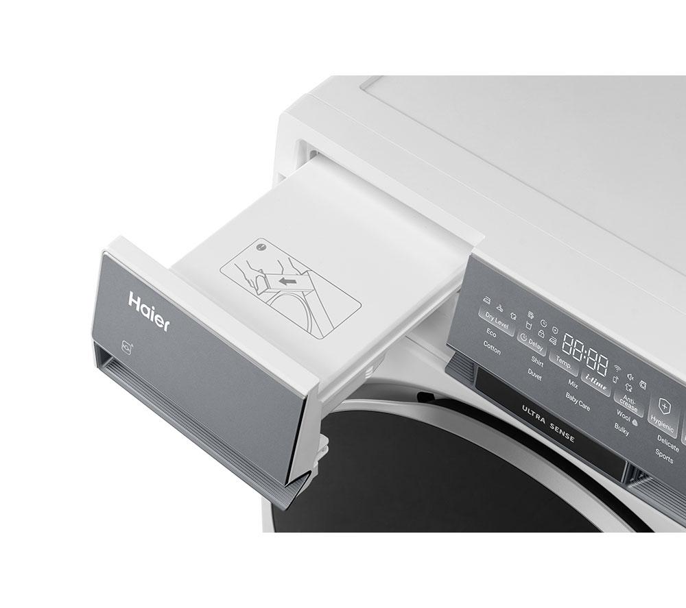 HAIER X Series 9 HAE HD90-CQ387U1-UK WiFi-enabled 9 kg Heat Pump Tumble Dryer - White image number 5 of 20