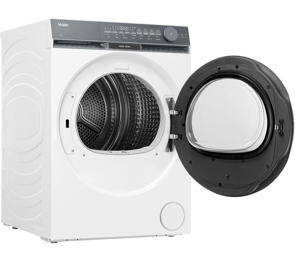 HAIER X Series 9 HAE HD90-CQ387U1-UK WiFi-enabled 9 kg Heat Pump Tumble Dryer - White image number 16 of 20