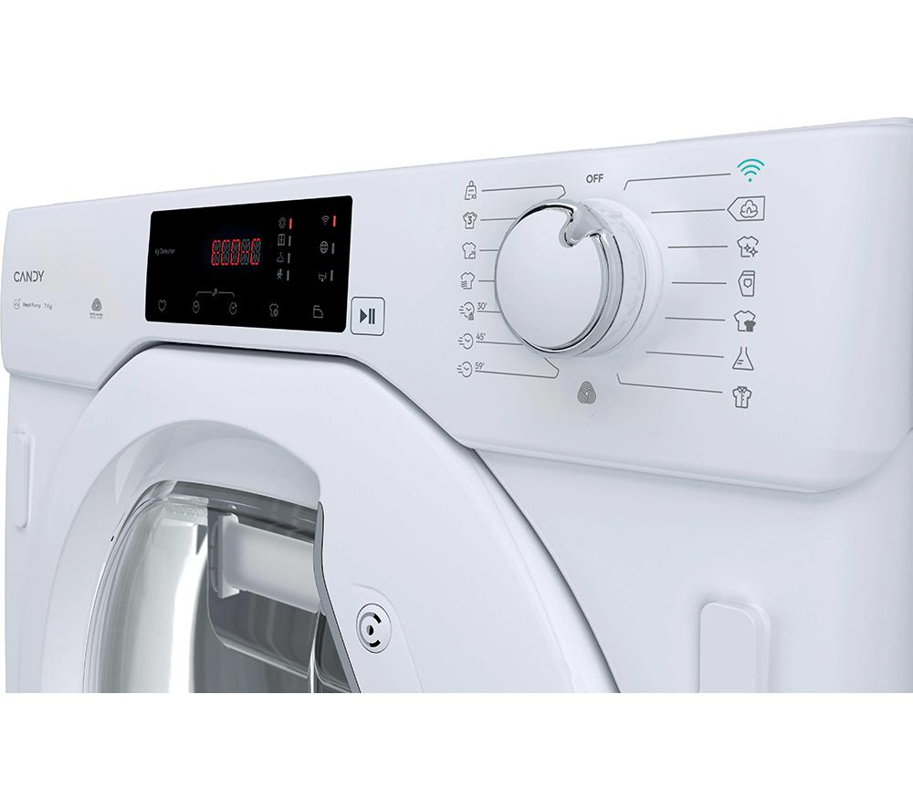 CANDY Smart Pro BCTD1 H7A1TE-80 Integrated WiFi-enabled 7 kg Heat Pump Tumble Dryer image number 5 of 6
