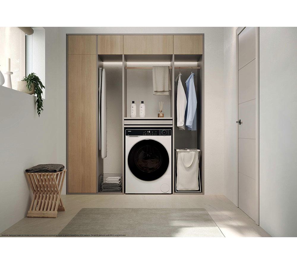 HAIER X Series 5 HWD120BP14357UUK WiFi-enabled 12 kg Washer Dryer - White image number 4 of 15