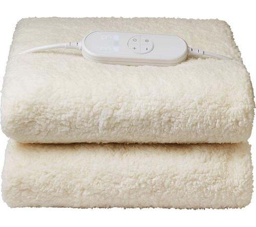 MORPHY RICHARDS EverCosy Fleece Electric Underblanket - Cream, 150 x 70 cm image number 2 of 10
