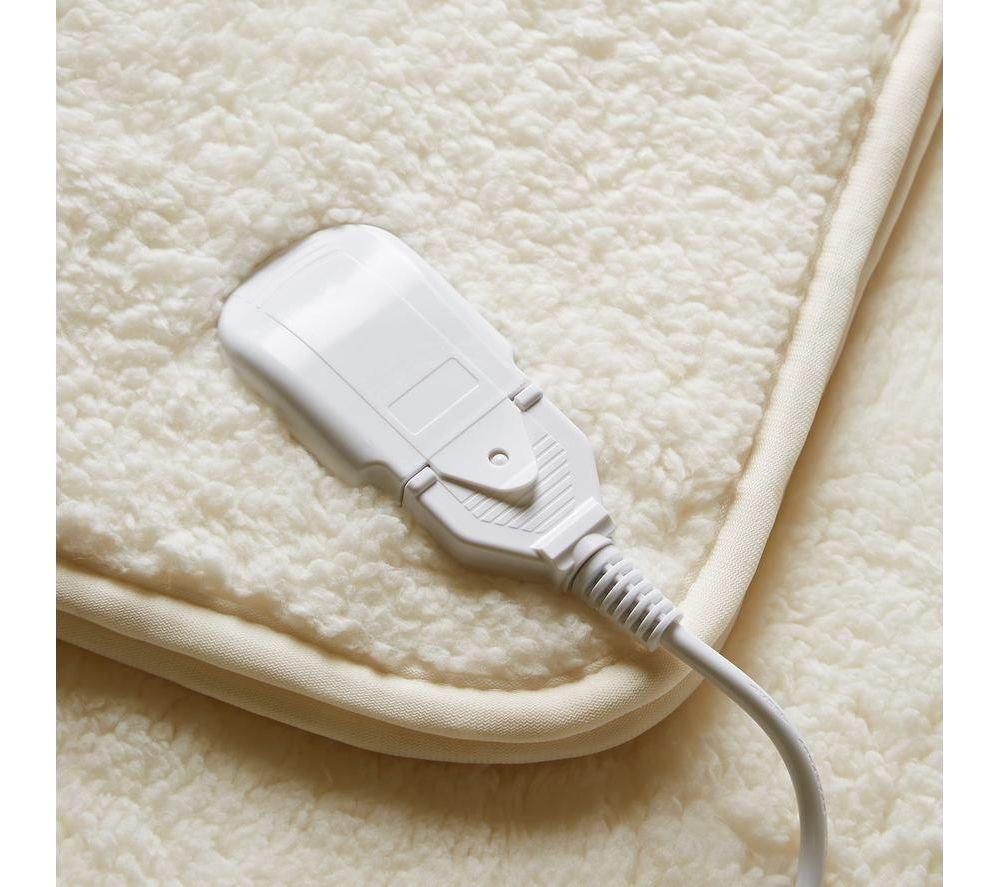 MORPHY RICHARDS EverCosy Fleece Electric Underblanket - Cream, 150 x 70 cm image number 3 of 10
