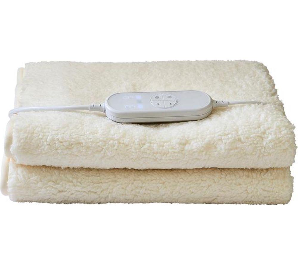 MORPHY RICHARDS EverCosy Fleece Electric Underblanket - Cream, 150 x 122 cm image number 10 of 10