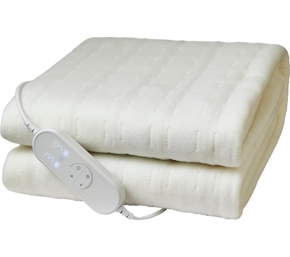 Morphy Richards Evercosy Fleece Heated Throw - Cream, 150 X 70 Cm