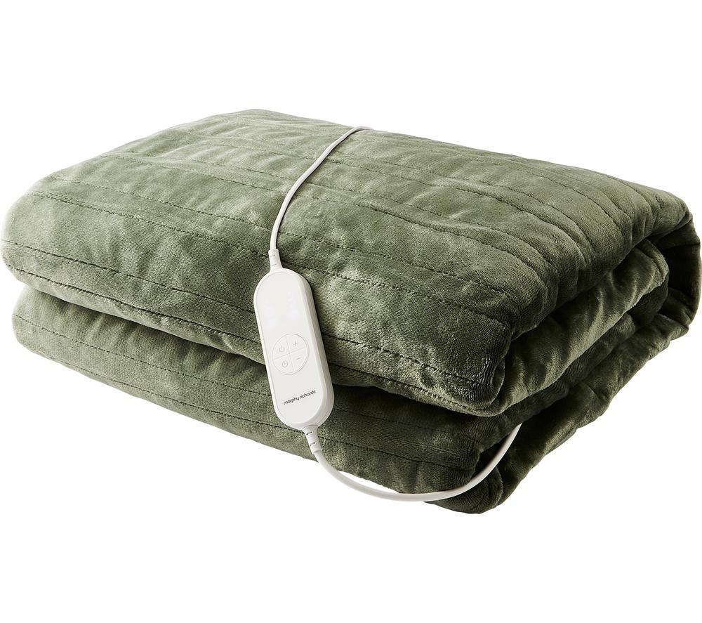 Morphy Richards Evercosy Fleece Heated Throw - Green, 160 X 130 Cm