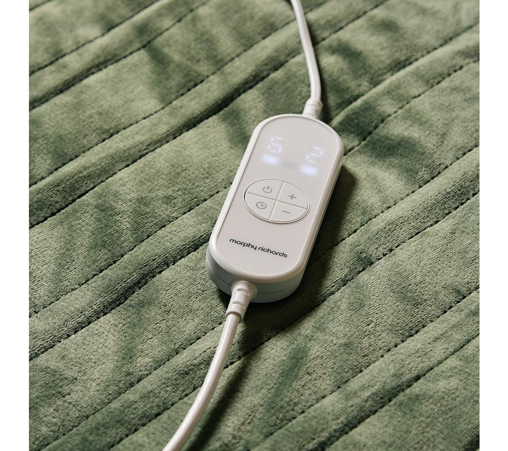 MORPHY RICHARDS EverCosy Fleece Heated Throw - Green, 160 x 130 cm image number 9 of 11