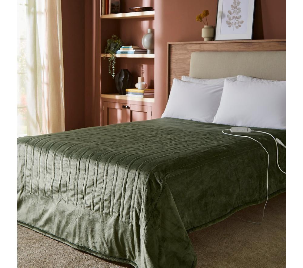 MORPHY RICHARDS EverCosy Fleece Heated Throw - Green, 200 x 180 cm image number 3 of 11