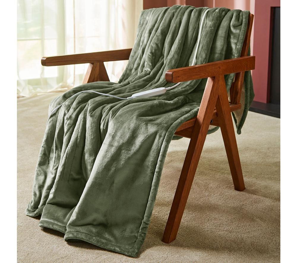 MORPHY RICHARDS EverCosy Fleece Heated Throw - Green, 200 x 180 cm image number 7 of 11