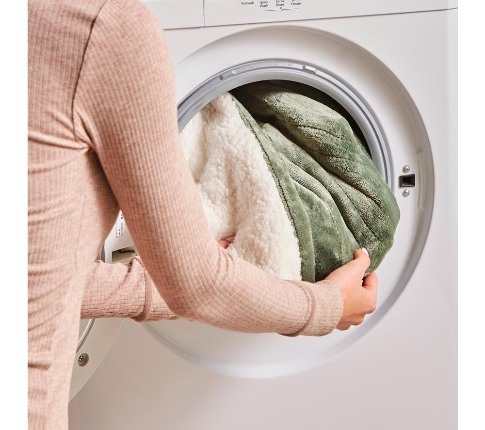 MORPHY RICHARDS EverCosy Fleece Heated Throw - Green, 200 x 180 cm image number 8 of 11