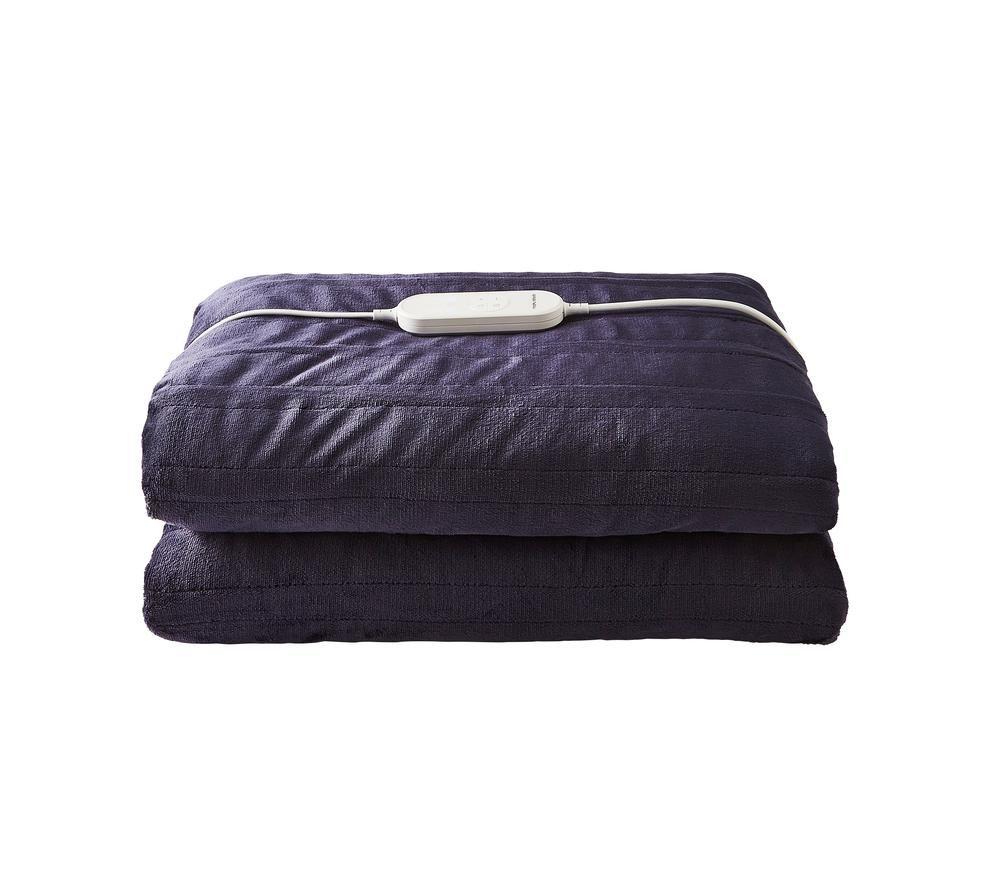 MORPHY RICHARDS EverCosy Fleece Heated Throw - Navy, 200 x 180 cm image number 10 of 10