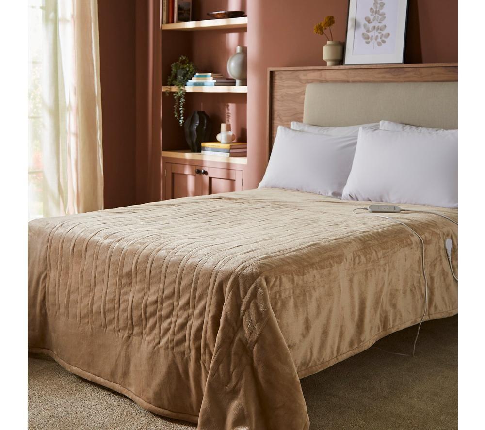 MORPHY RICHARDS EverCosy Fleece Heated Throw - Mocha, 200 x 180 cm image number 5 of 11