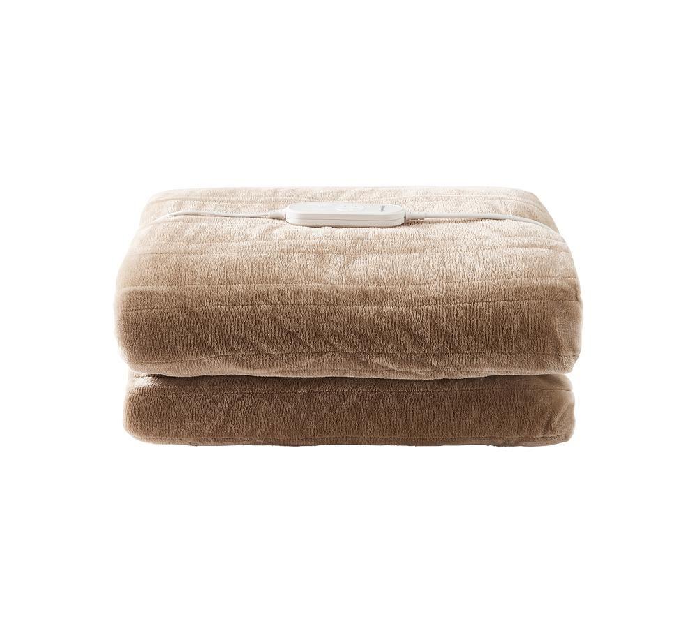MORPHY RICHARDS EverCosy Fleece Heated Throw - Mocha, 200 x 180 cm image number 11 of 11