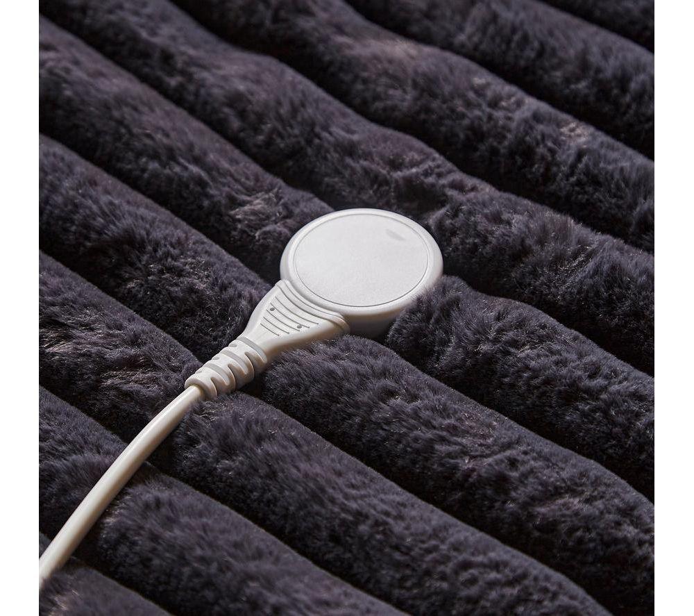 MORPHY RICHARDS EverCosy Striped Fleece Heated Throw - Navy, 200 x 180 cm image number 3 of 7