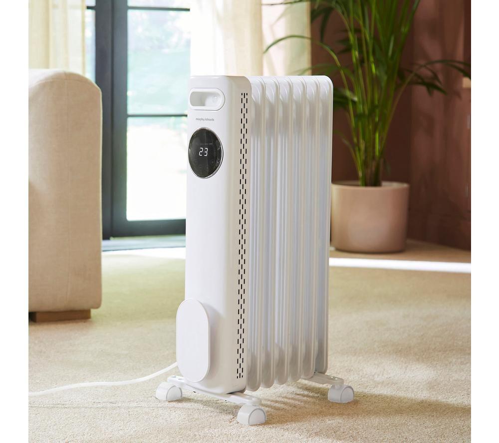 MORPHY RICHARDS HeatFlux Digital Oil-Filled Radiator - White image number 10 of 13