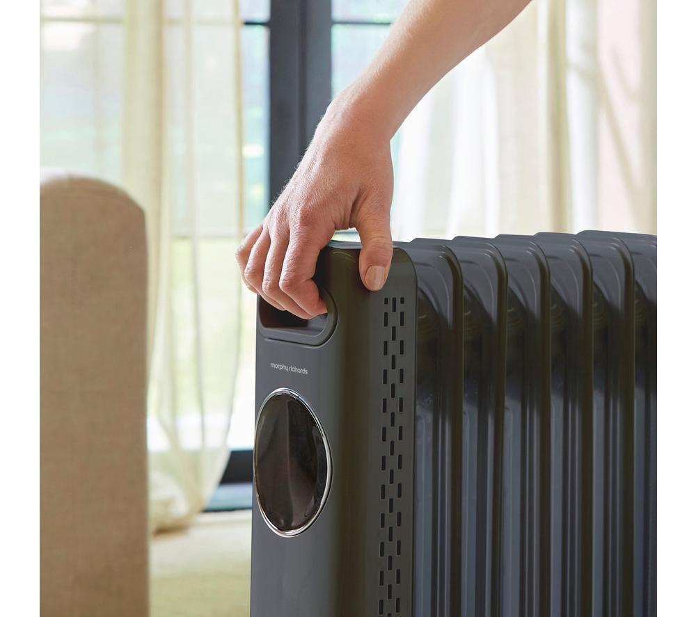 MORPHY RICHARDS HeatFlux Digital Oil-Filled Radiator - Grey image number 2 of 13