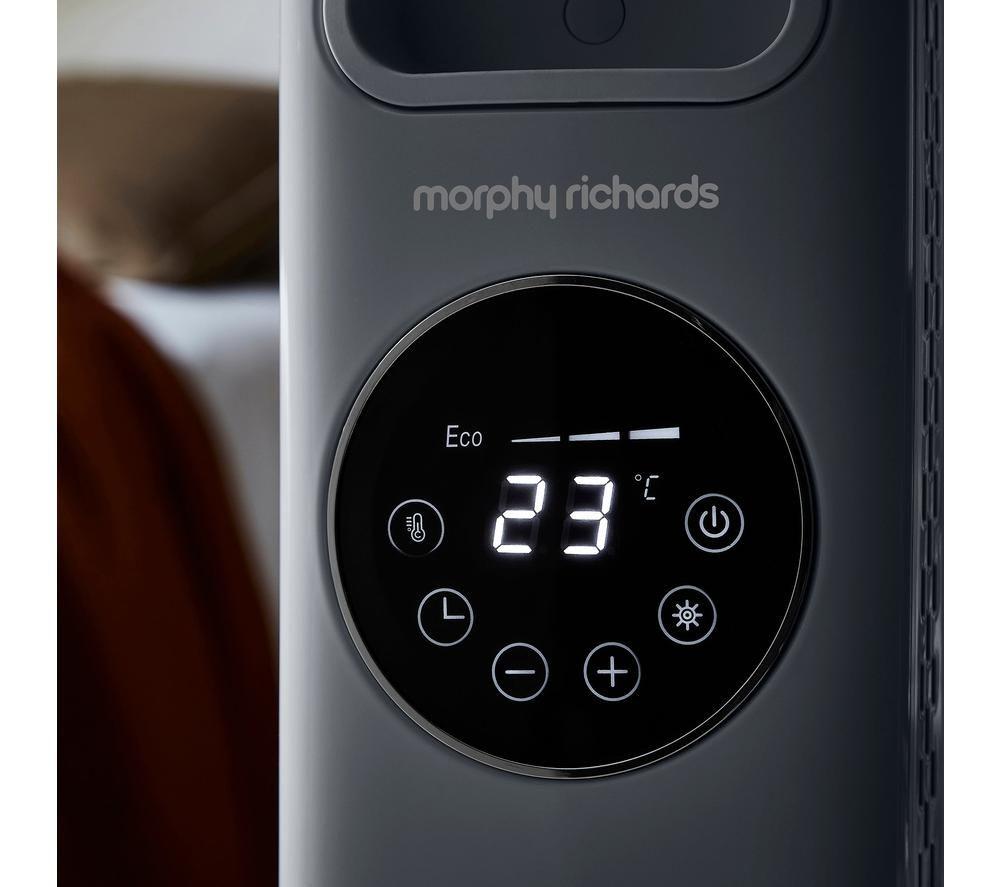 MORPHY RICHARDS HeatFlux Digital Oil-Filled Radiator - Grey image number 5 of 13