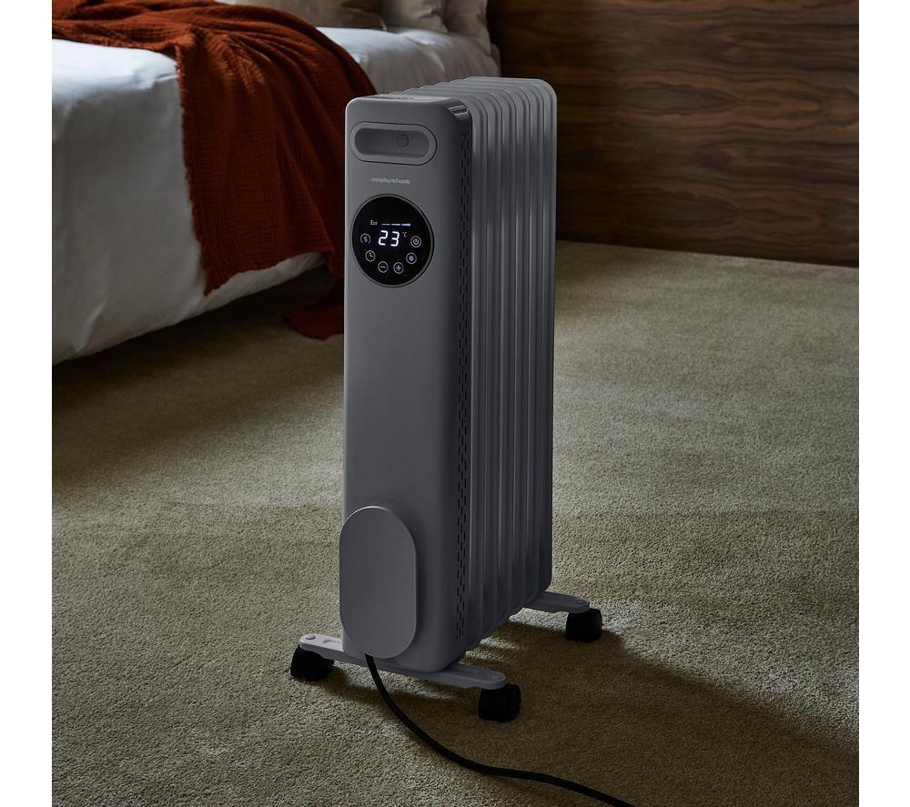 MORPHY RICHARDS HeatFlux Digital Oil-Filled Radiator - Grey image number 9 of 13