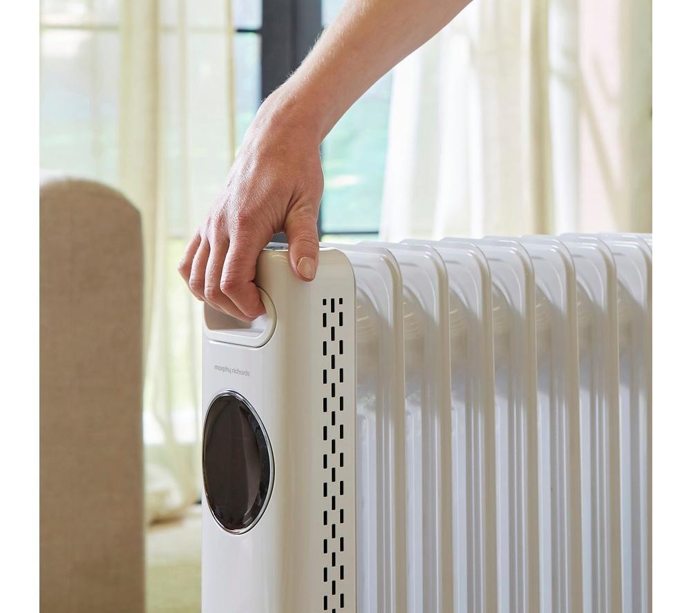 MORPHY RICHARDS HeatFlux Portable Oil-Filled Radiator - White image number 7 of 14
