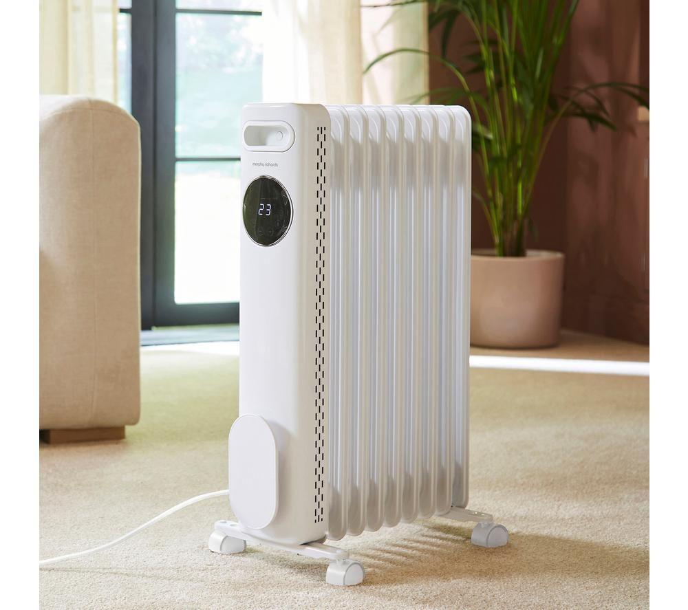 MORPHY RICHARDS HeatFlux Portable Oil-Filled Radiator - White image number 10 of 14