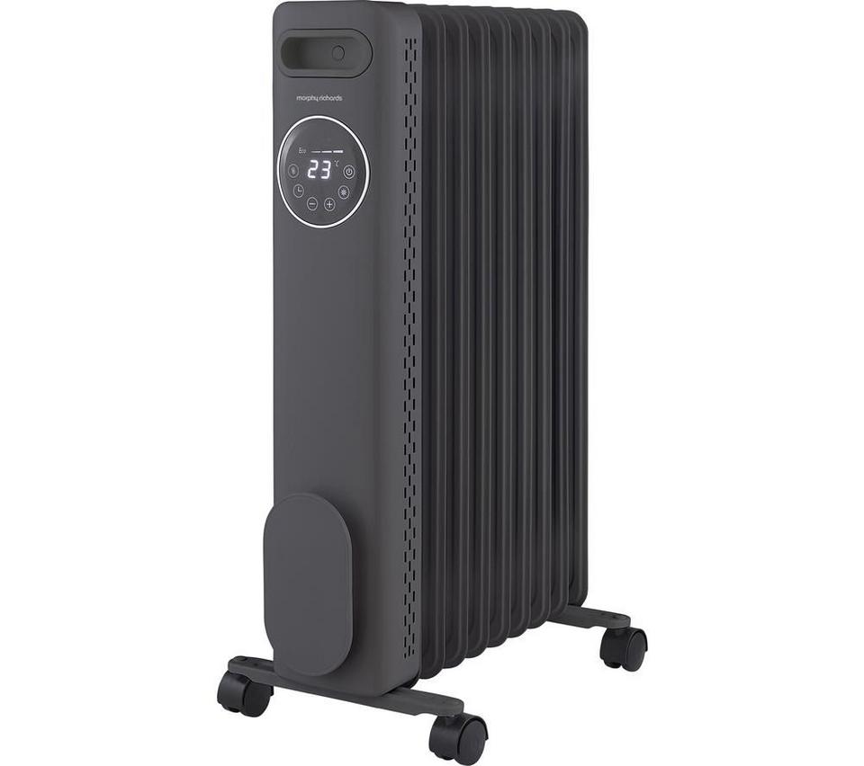 MORPHY RICHARDS HeatFlux Portable Oil-Filled Radiator - Grey