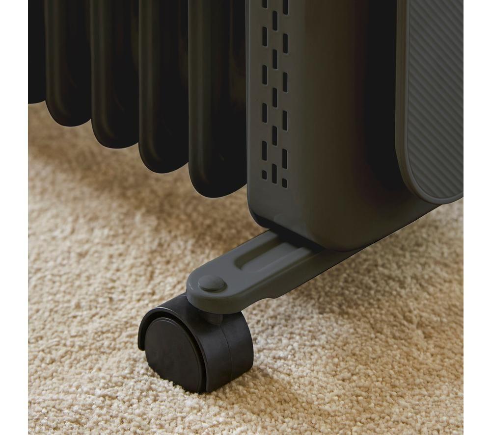MORPHY RICHARDS HeatFlux Portable Oil-Filled Radiator - Grey image number 2 of 12