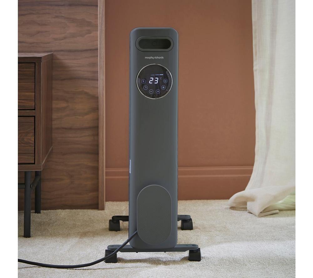 MORPHY RICHARDS HeatFlux Portable Oil-Filled Radiator - Grey image number 6 of 12