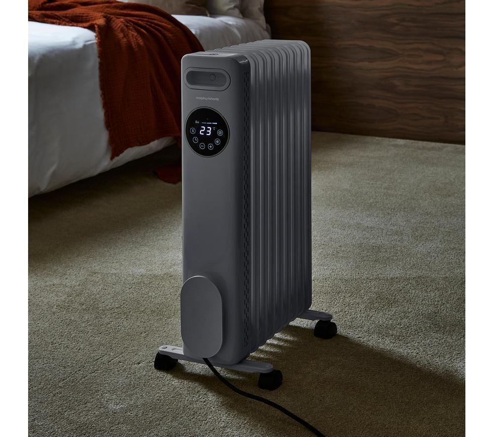 MORPHY RICHARDS HeatFlux Portable Oil-Filled Radiator - Grey image number 8 of 12