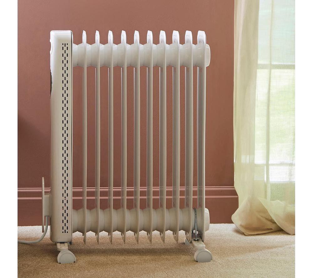 MORPHY RICHARDS HeatFlux 2.5 kw Portable Oil-Filled Radiator - White image number 4 of 12